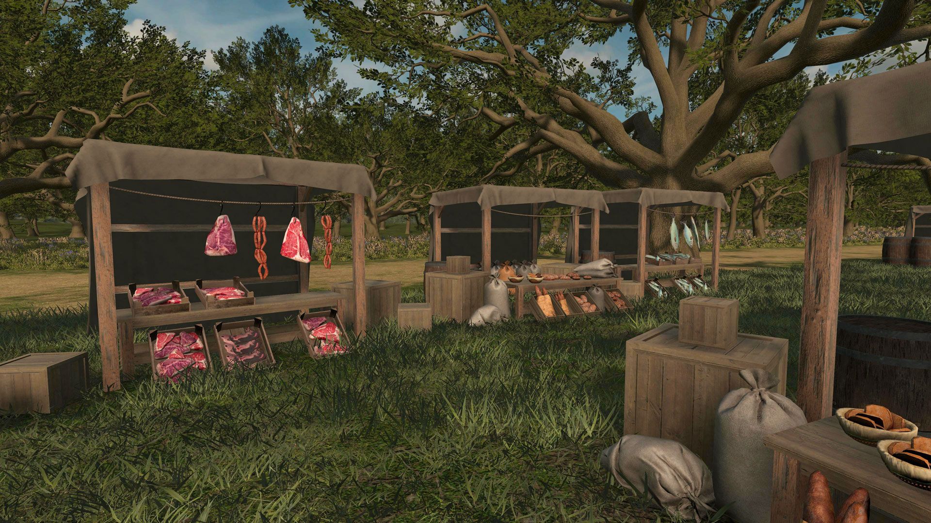 3D reconstruction of St Mary's Abbey market