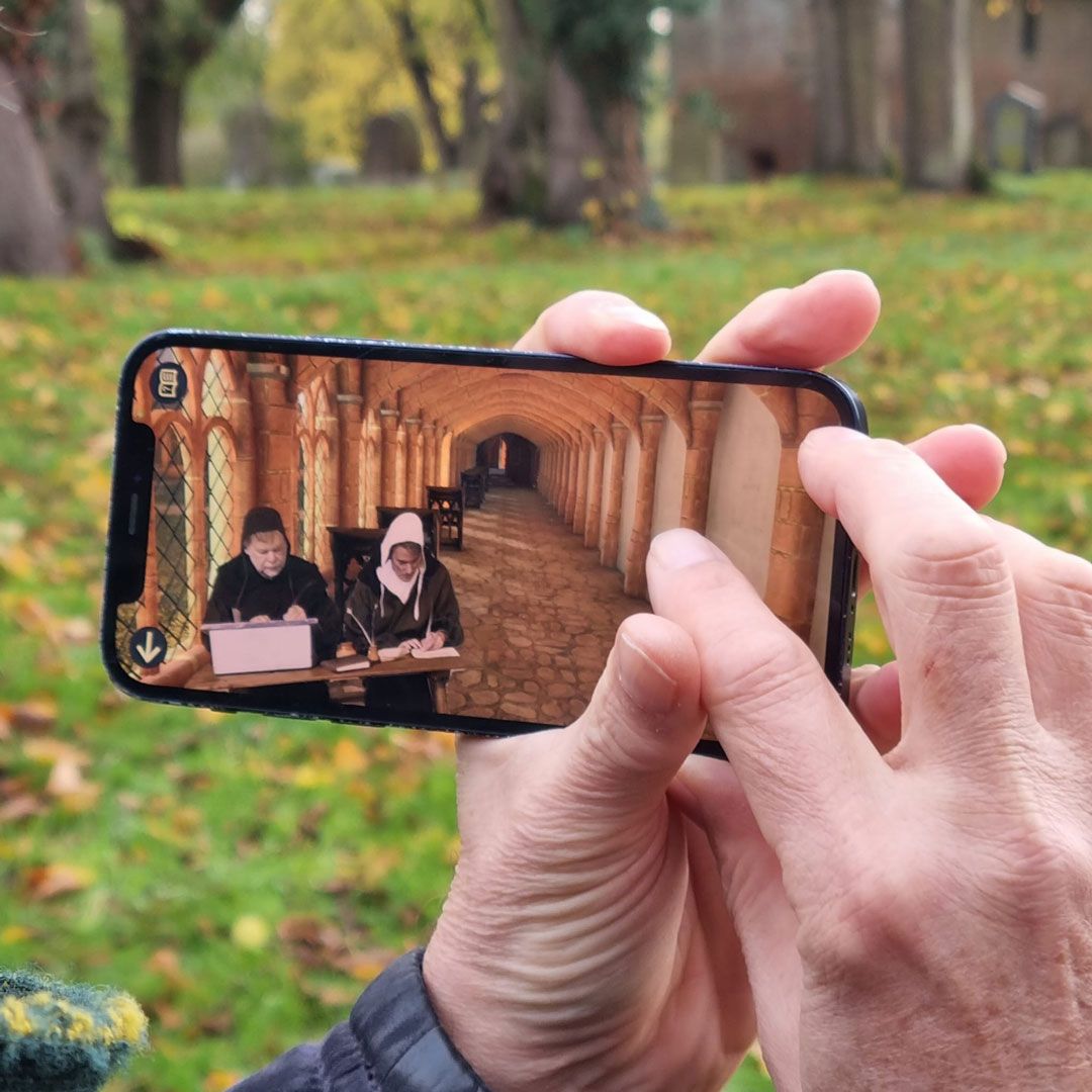 Kenilworth Revealed Augmented Reality app onsite