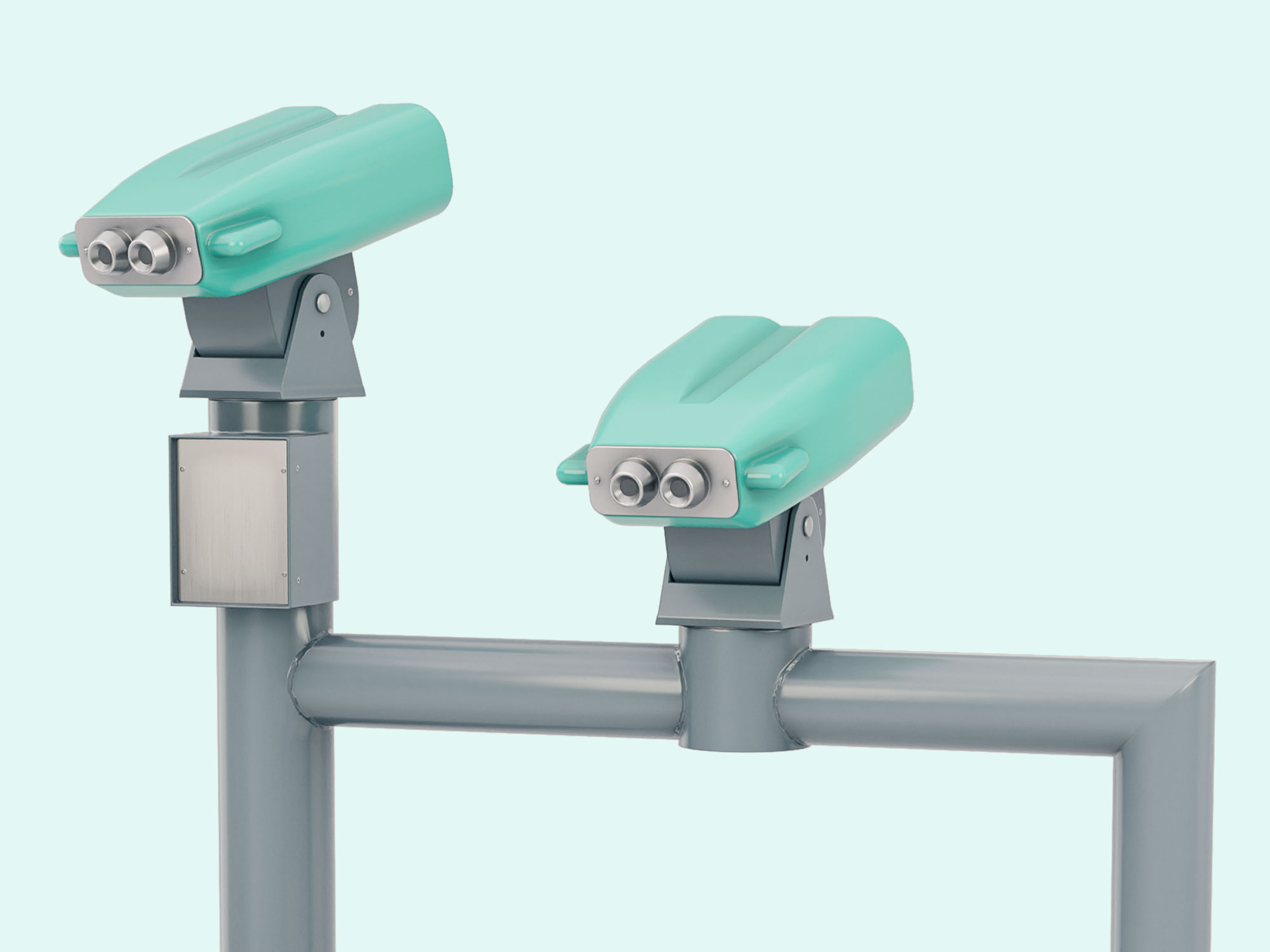 Zubr Double head binoculars